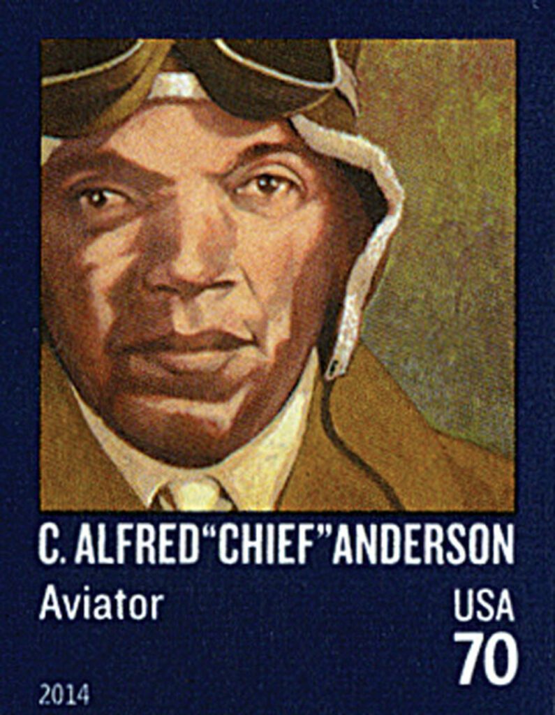 # 4879a - 2014 70c Imperf C. Alfred Anderson