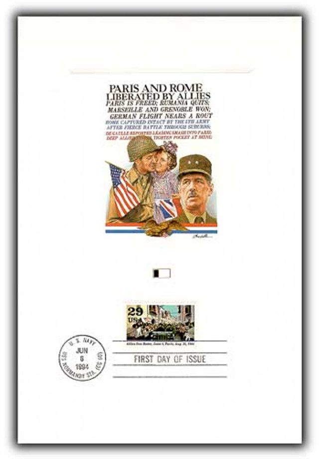 #4902580 - 1994 Paris & Rome Liberated by Allies PFC
