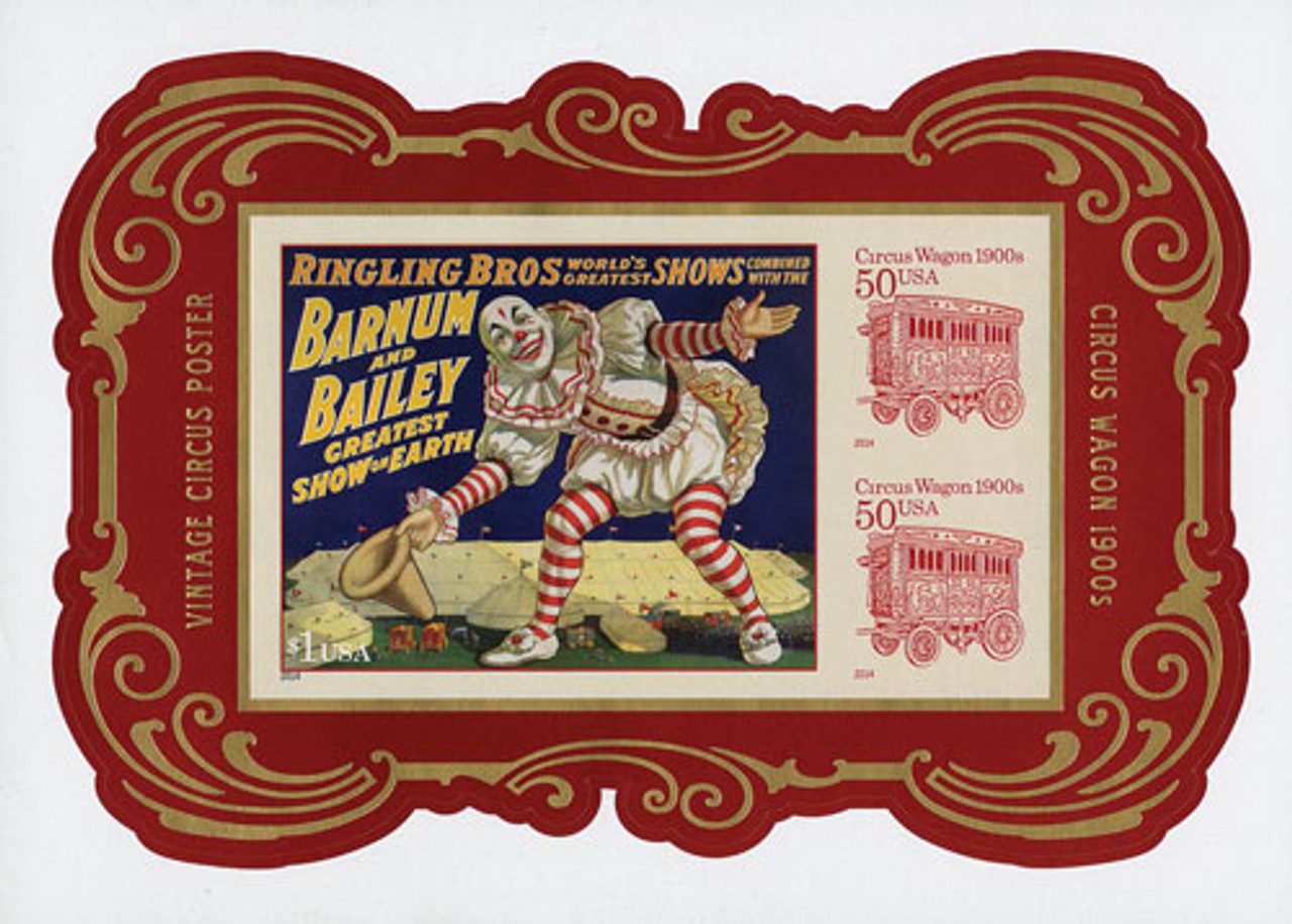 # 4905c - 2014 $2.00 Circus Souvenir Sheet