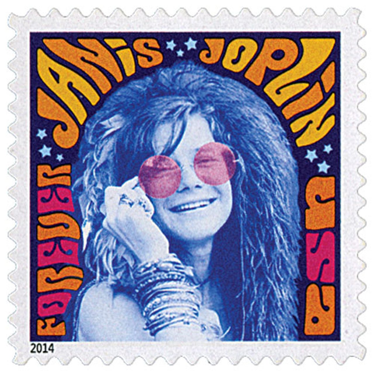 # 4916 - 2014 First-Class Forever Stamp - Music Icons: Janis Joplin