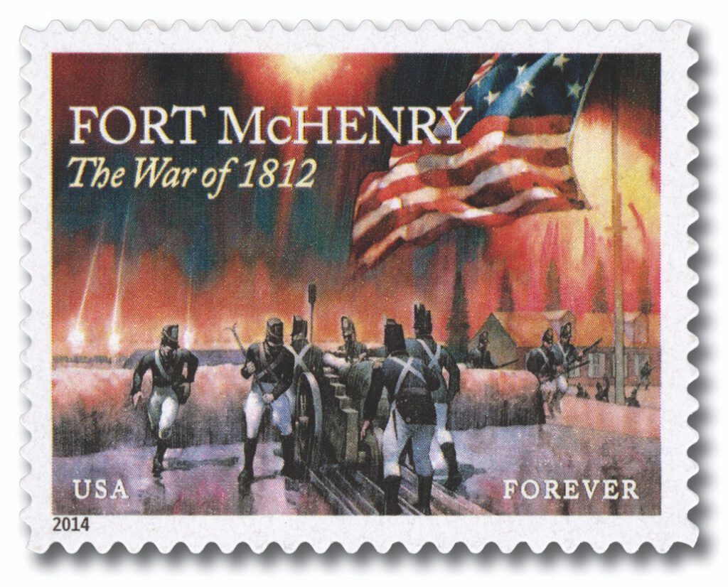 #4921
2014 First-Class Forever Stamp - The War of 1812: Fort McHenry