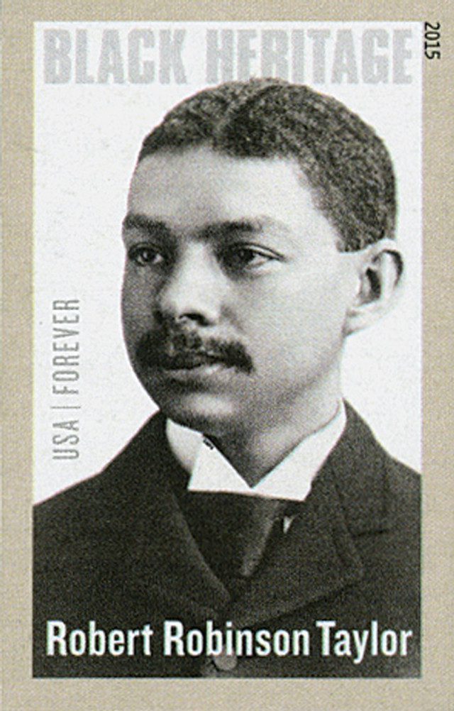 #4958a - 2015 First-Class Forever Stamp,Imperforated Black Heritage: Robert Robinson Taylor