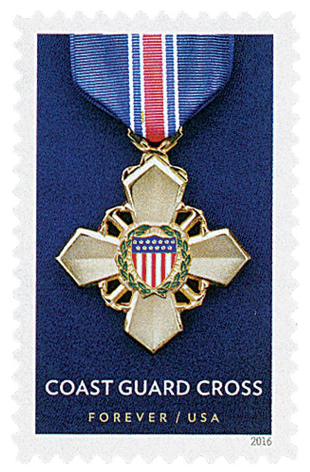 #5068 - 2016 First-Class Forever Stamp - Distinguished Service Cross Medals: Coast Guard Cross