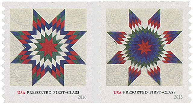 #5098-99 - 2016 25c Star Quilts