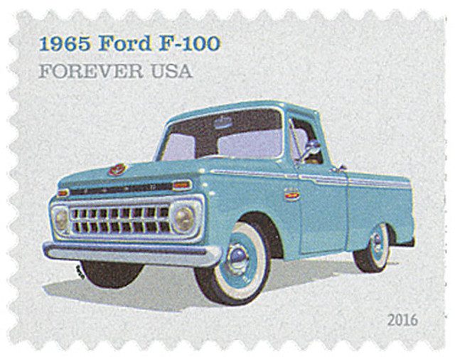 #5104 - 2016 First-Class Forever Stamp - Pickup Trucks: 1965 Ford F-100