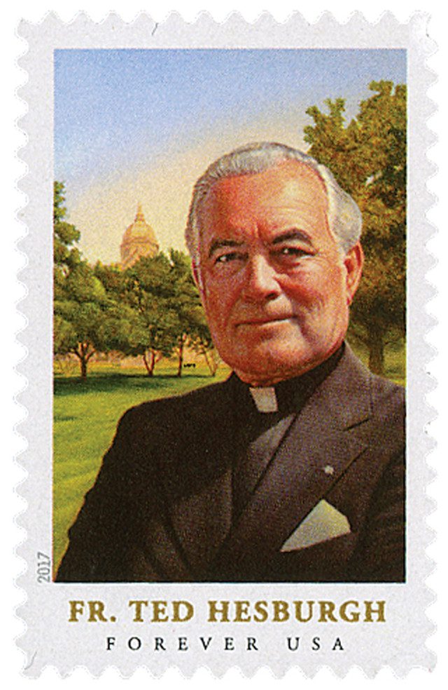 #5241 - 2017 First-Class Forever Stamp,Father Theodore Hesburgh