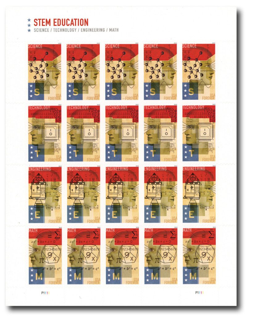 #5276-79
2018 First-Class Forever Stamp - STEM Education