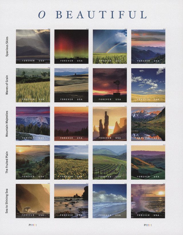 #5298 - 2018 First-Class Forever Stamp - O Beautiful