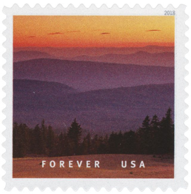 #5298j - 2018 First-Class Forever Stamp,Crater Lake National Park, Oregon