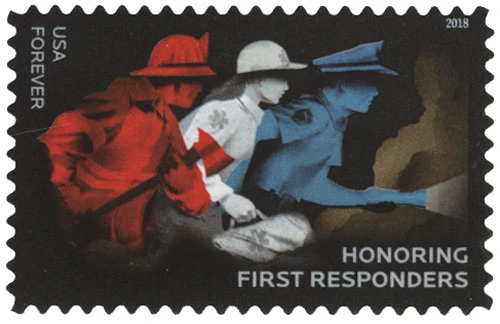 #5316
2018 First-Class Forever Stamp - Honoring First Responders