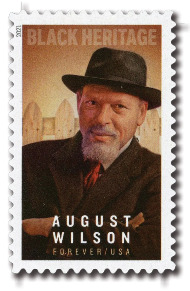 #5555
2021 First-Class Forever Stamp - Black Heritage: August Wilson