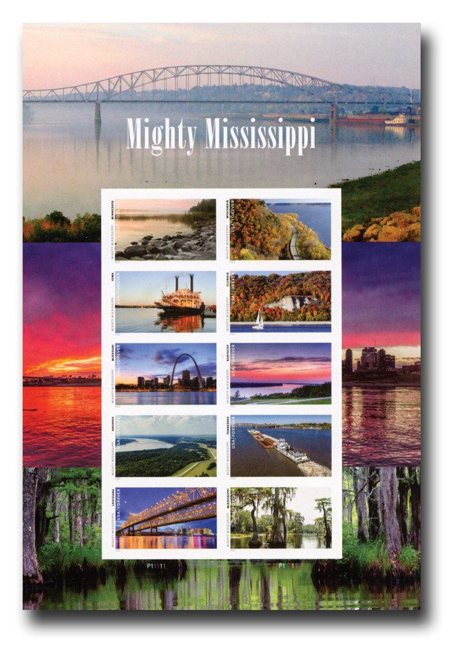 #5698 - 2022 First-Class Forever Stamp - The Mighty Mississippi River