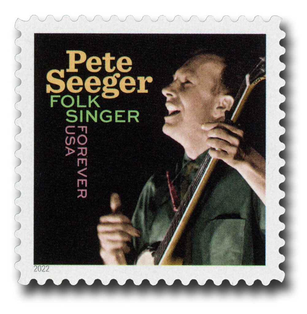 #5708
2022 First-Class Forever Stamp - Music Icons: Pete Seeger