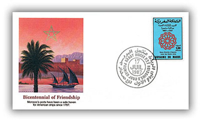 #57421B - 1987 USA/Morocco, Morocco Cover