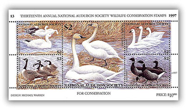#59547 - 1997 Audubon Stamp Sheetlet