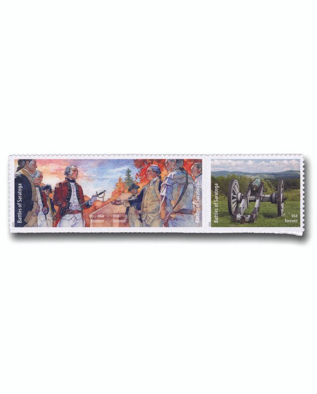 #5977j-l - 2025 First-Class Forever Stamp - Battlefields of the American Revolution: Battle of Saratoga, Set of 3