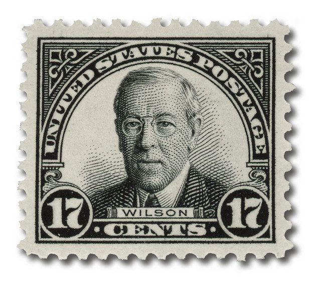 #623 - 1925 17c Woodrow Wilson, Black, Perf. 11