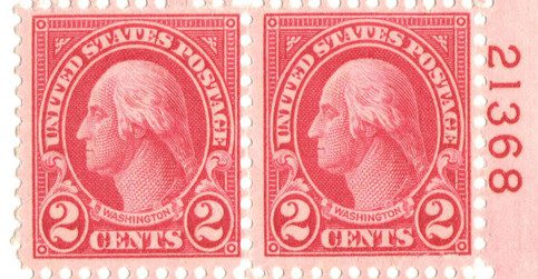 1926-28 2¢ Washington, carmine