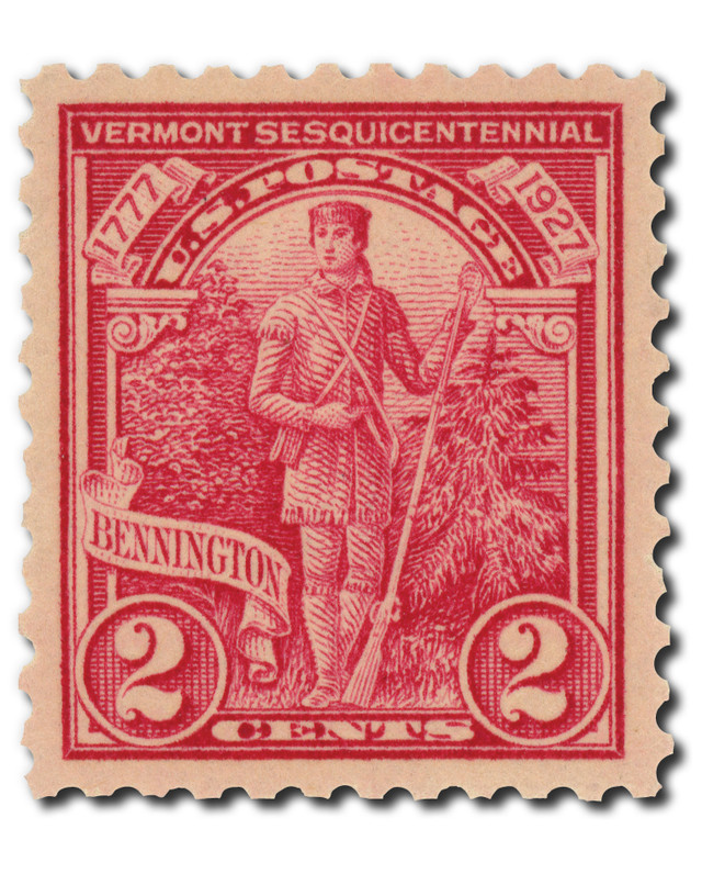 1927 2¢ Vermont Sesquicentennial