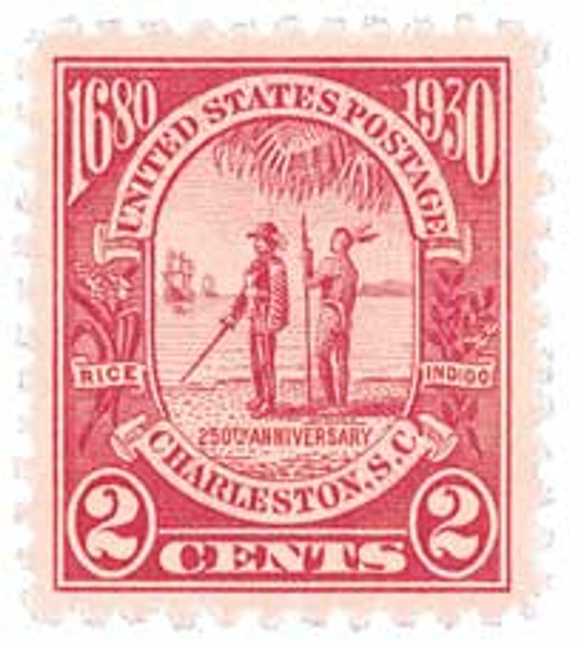 # 683 - 1930 2c Carolina-Charleston Issue