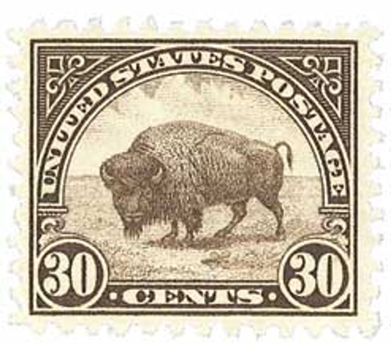 # 700 - 1931 30c Bison, brown