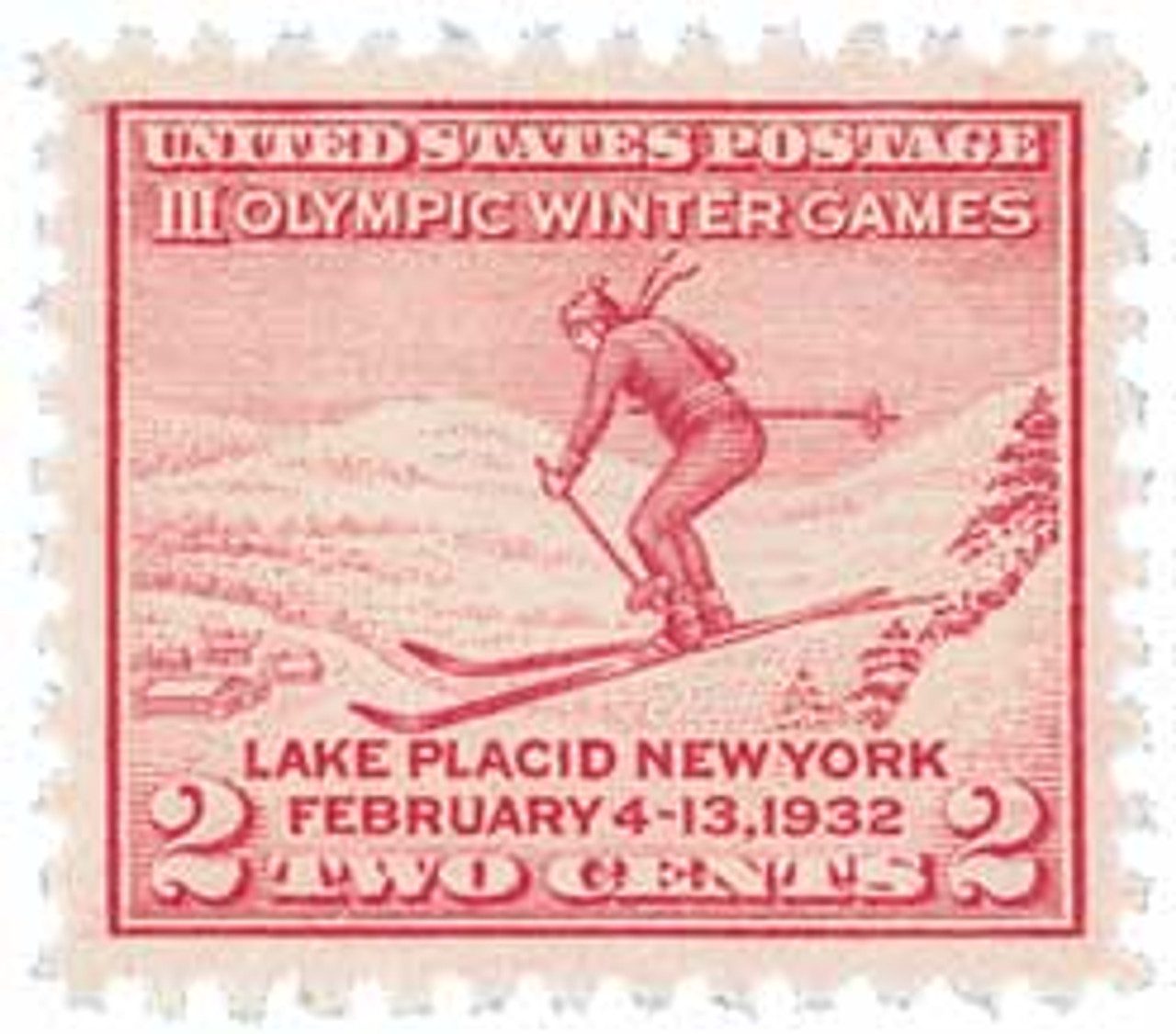 # 716 - 1932 2c Third Olympic Winter Games