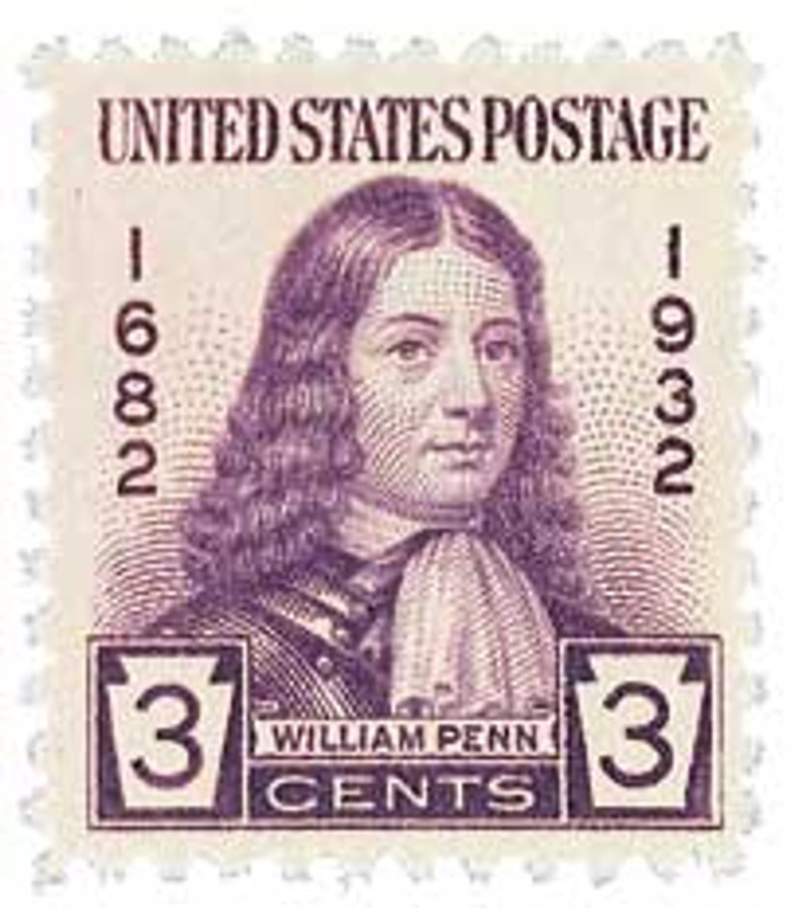 #724 - 1932 3c William Penn