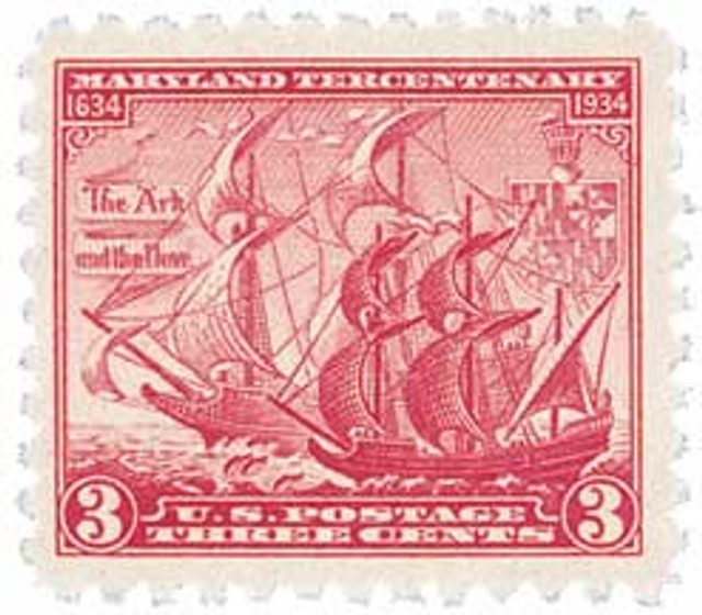 #736 - 1934 3c Maryland Tercentenary