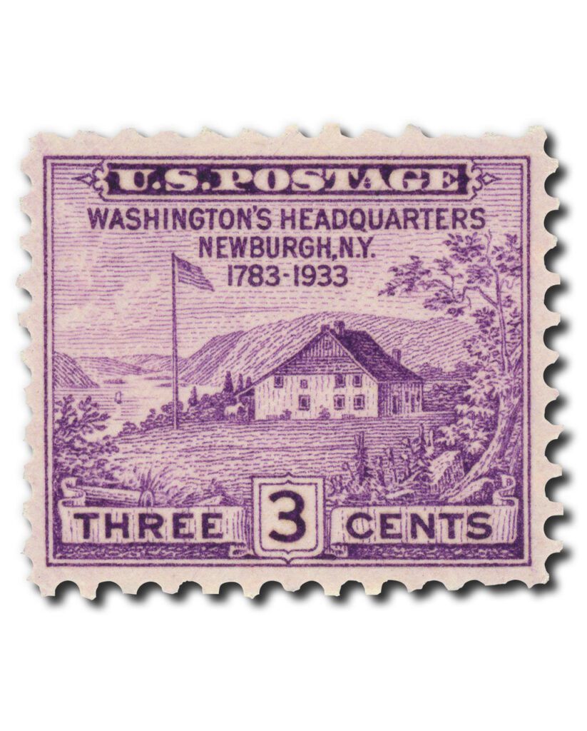 #752
1935 3c Washington's Headquarters, Violet