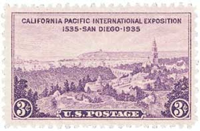 #773 - 1935 3c California Pacific Exposition