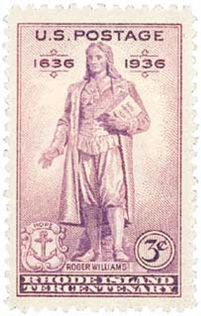 #777 - 1936 3c Rhode Island Tercentenary