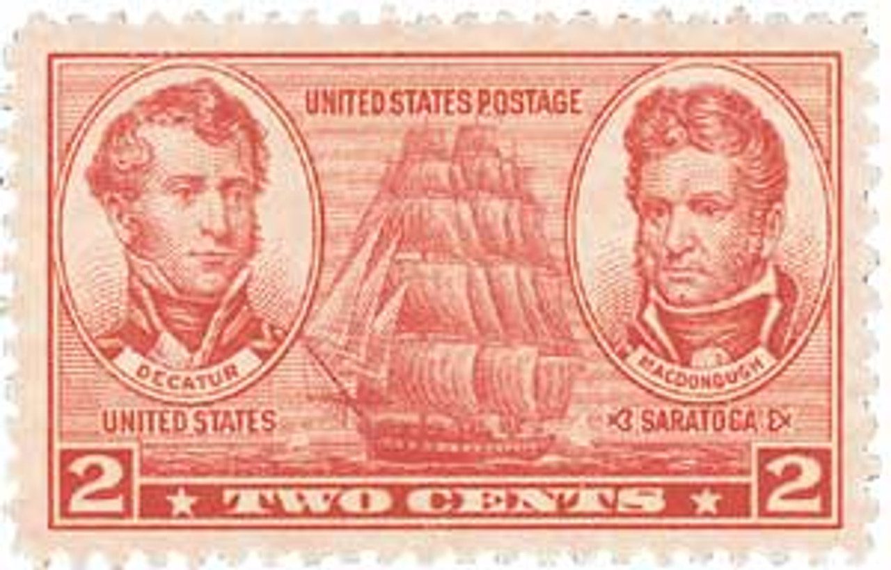 1937 2¢ Decatur & MacDonough