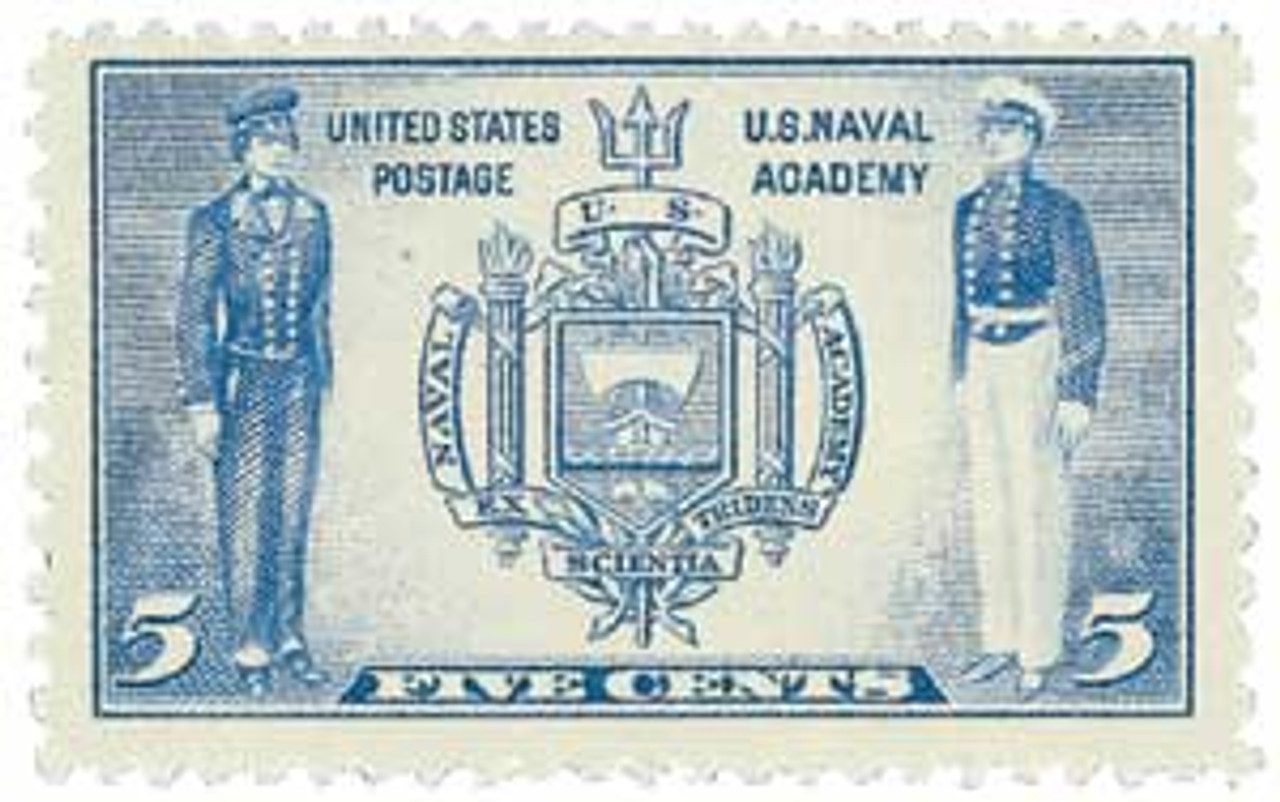 # 794 - 1937 5c Army and Navy: Seal of U.S. Naval Academy