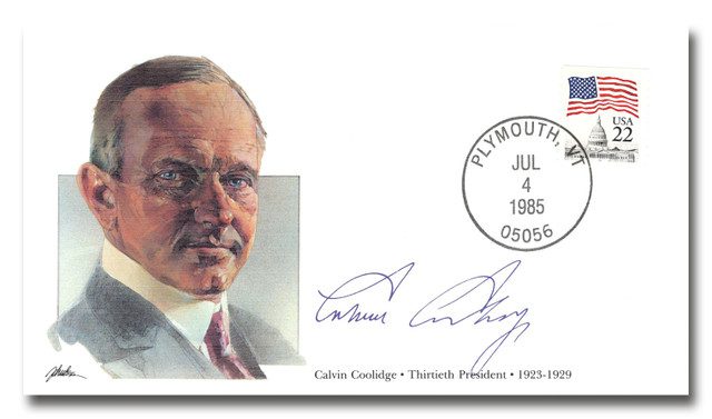 #81418 - 1985 PRS Calvin Coolidge Commemorative Cover