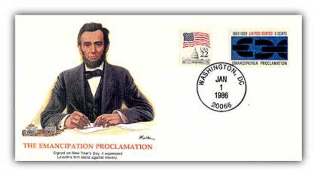#81585 - 1985 Epic Events in American History,Emancipation Proc. Deluxe Cover
