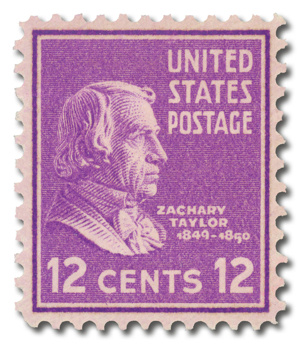 #817 - 1938 12c Taylor, purple