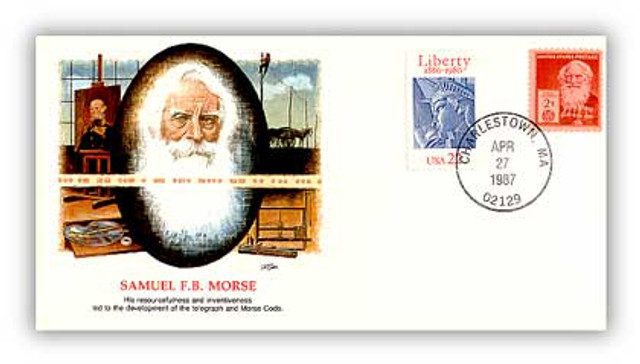 #81855 - 1987 Samuel B. Morse/Shapers of Am. Liberty