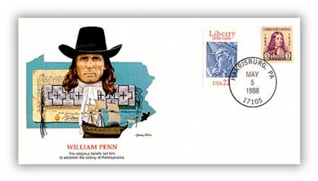 #81872 - 1986 William Penn/Shapers of Am. Liberty