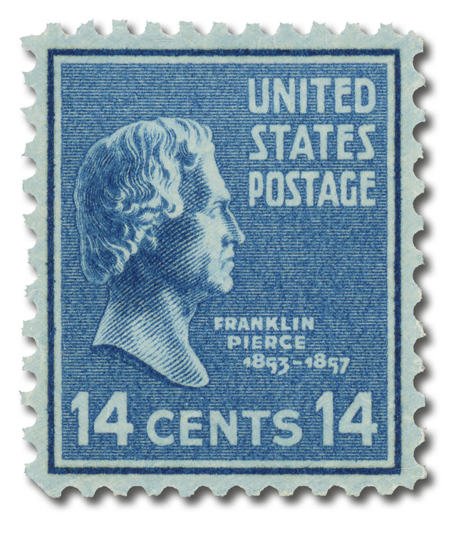 #819
1938 14c Franklin Pierce, Blue