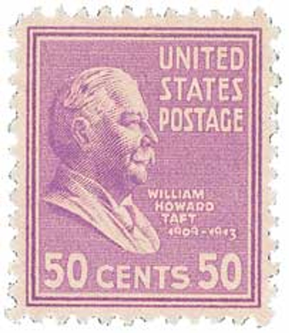 # 831 - 1938 50c Taft, rose