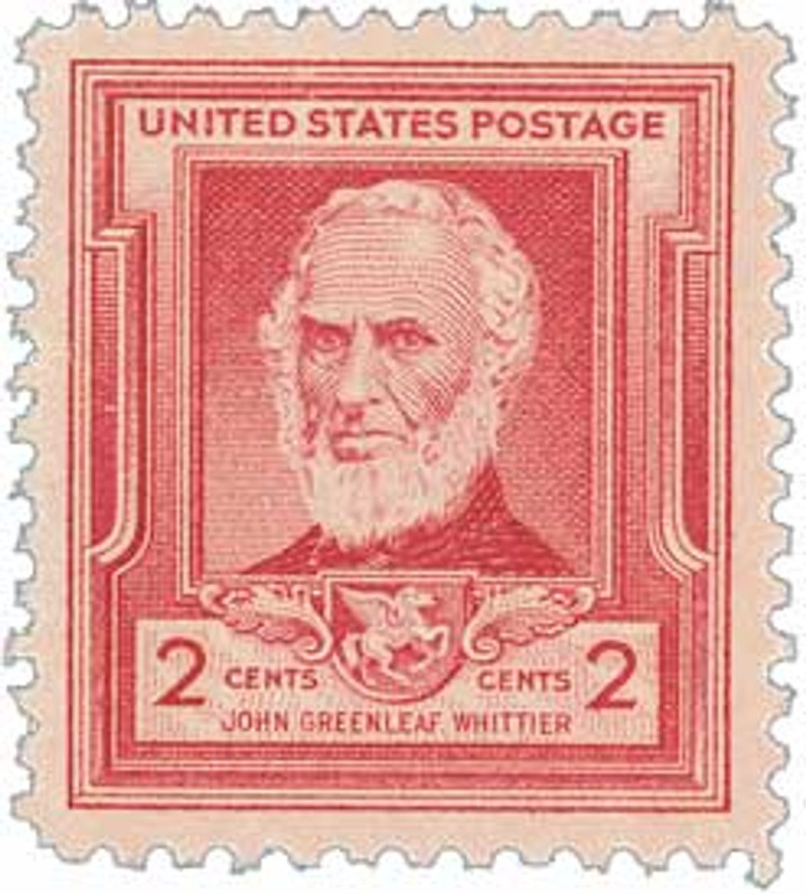 1940 2¢ John Greenleaf Whittier