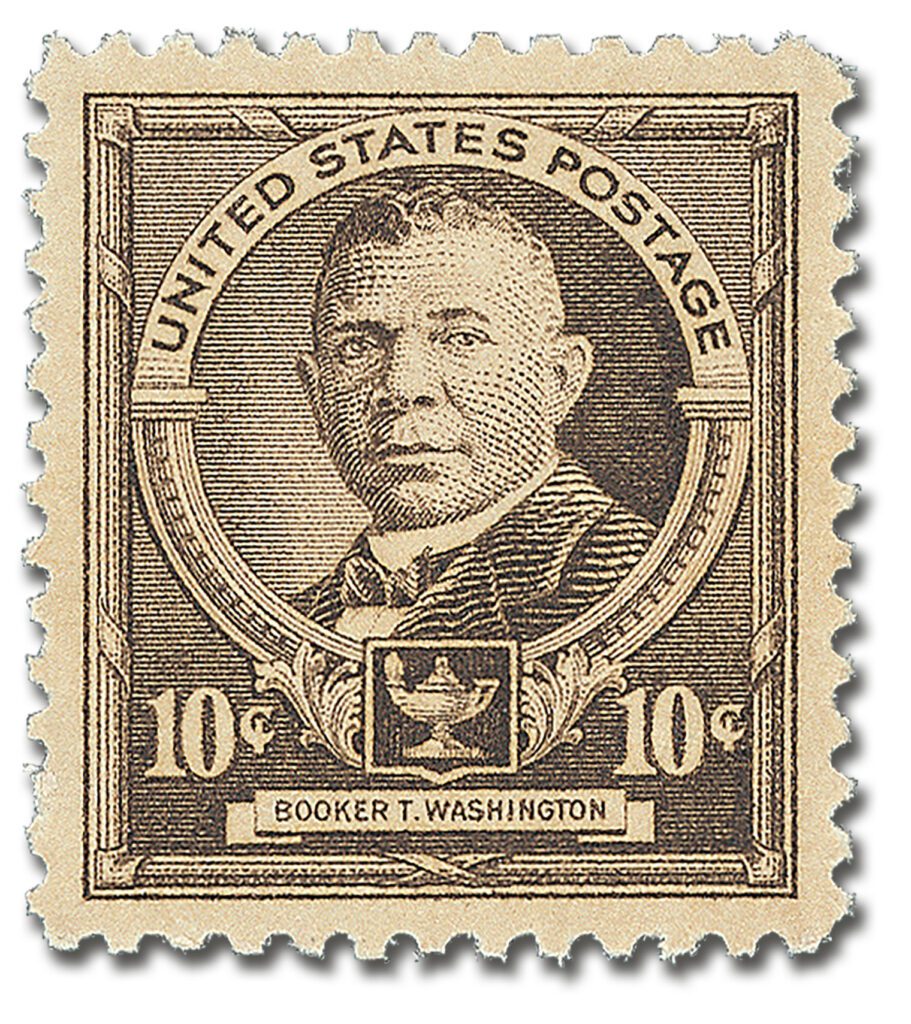 #873 - 1940 Famous Americans: 10c Booker T. Washington