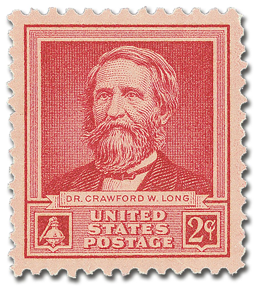 # 875 - 1940 Famous Americans: 2c Dr. Crawford W. Long