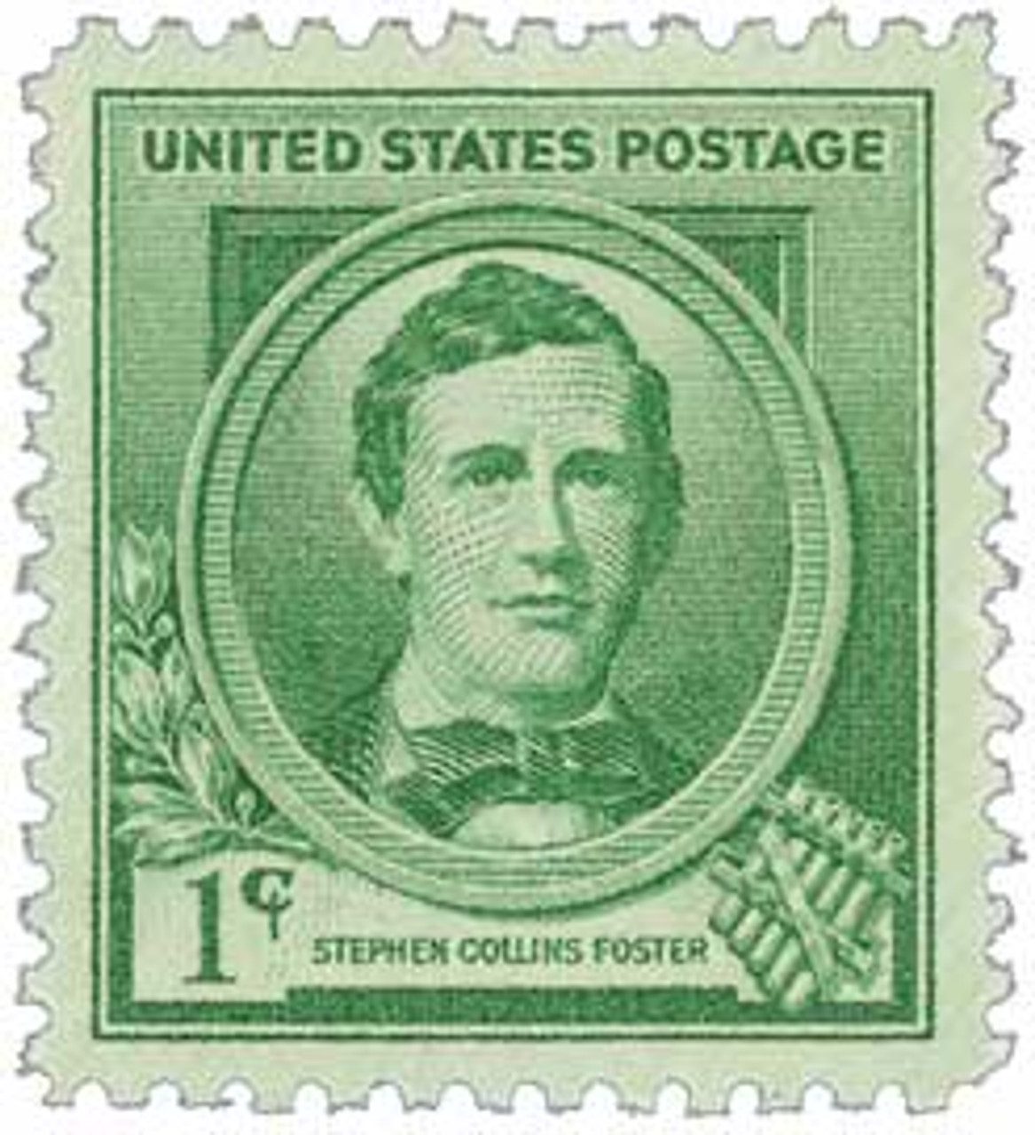 # 879 - 1940 Famous Americans: 1c Stephen Collins Foster