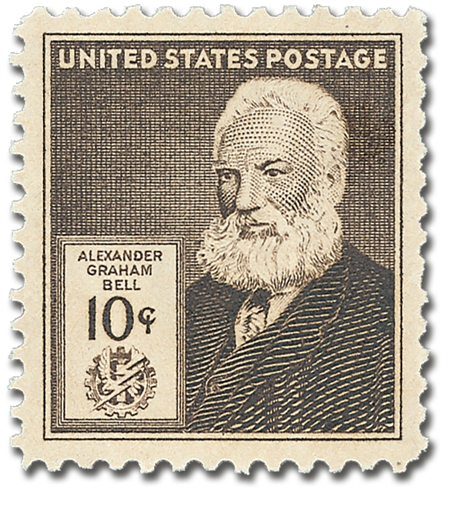 #893
1940 10c Famous Americans Series: Alexander Graham Bell