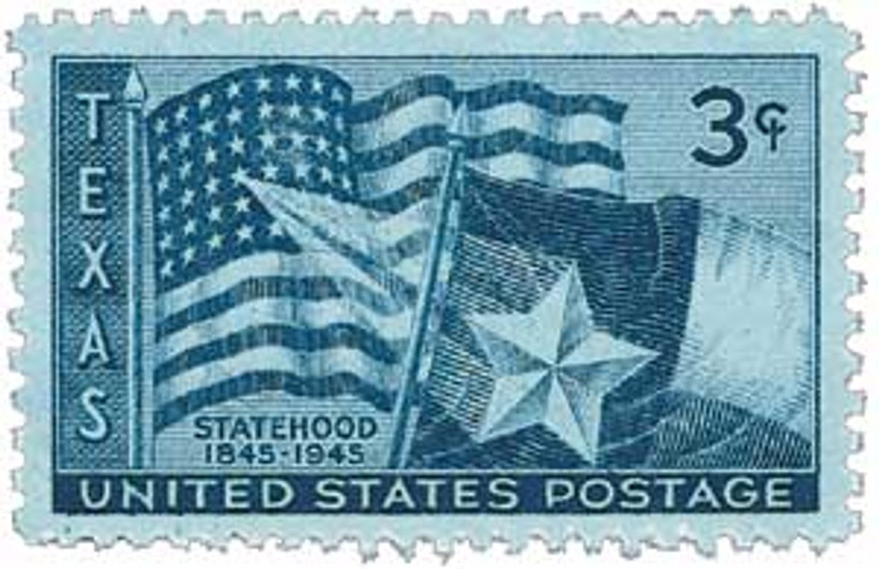 938 - 1945 3c Texas Statehood