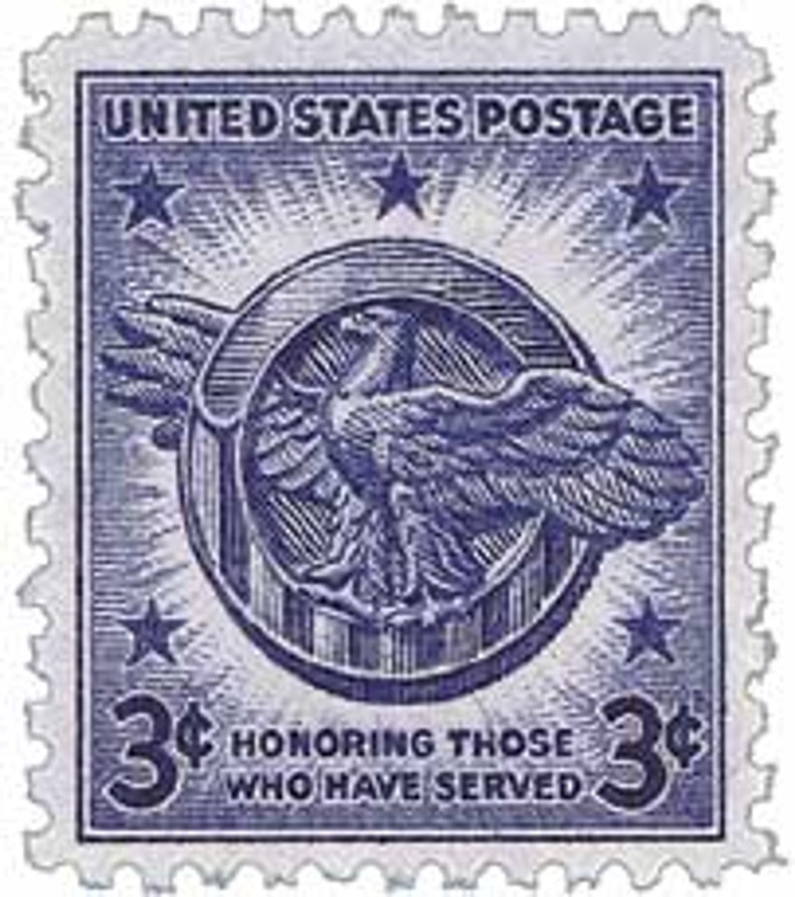 # 940 - 1946 3c US Armed Forces: Veterans of World War II