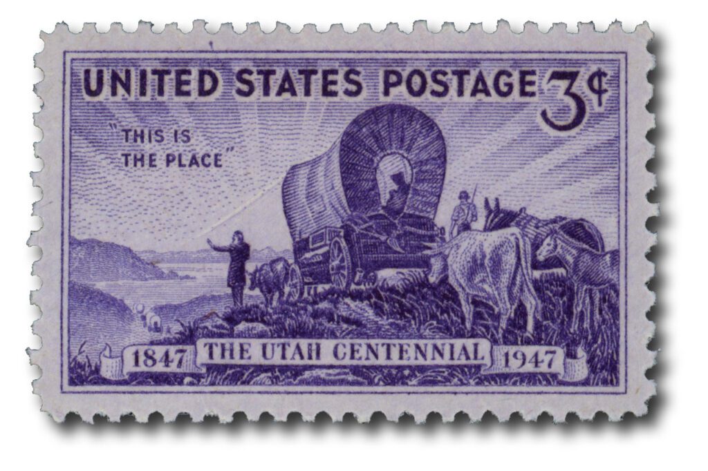 #950
1947 3c Utah Centennial