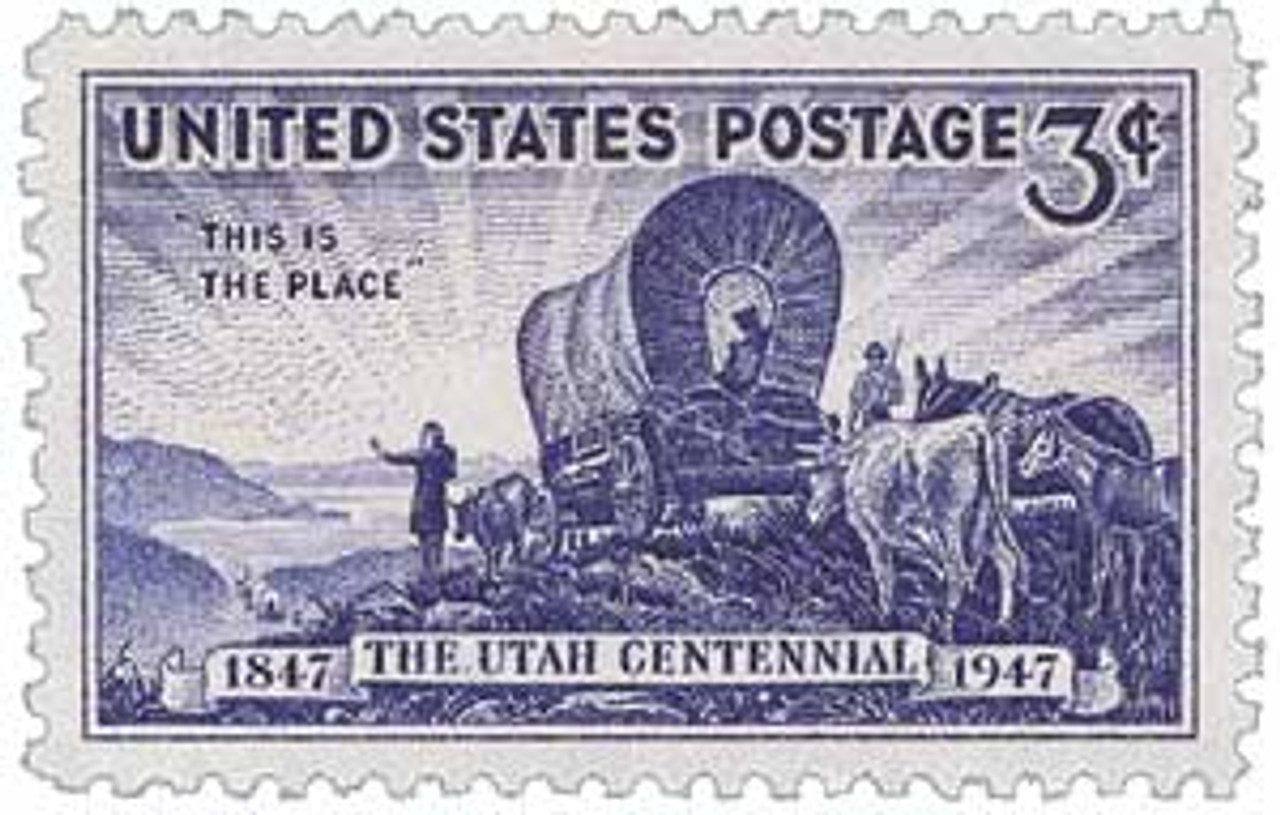 1947 3¢ Utah Centennial