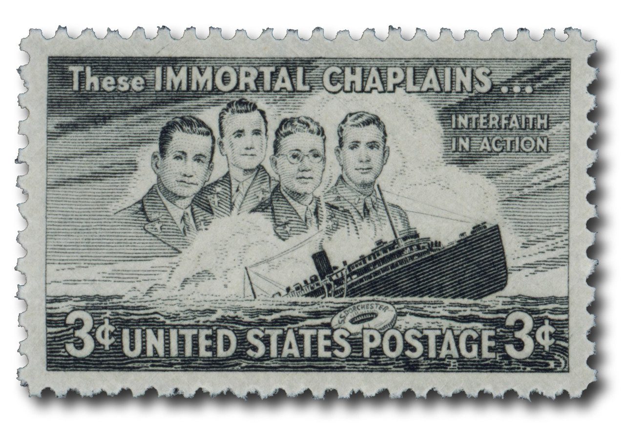 #956 - 1948 3c Four Chaplains